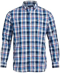 Chaps Men's Dress Shirt - Wrinkle-Resistant Long