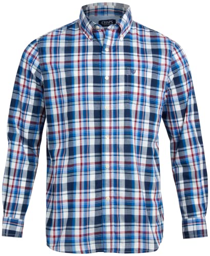Chaps Men's Dress Shirt - Wrinkle-Resistant Long