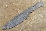 ColdLand Knives | High Quality Custom Handmade Damascus Steel Full Tang Blank Blade for Knife Making Supplies SB39