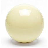 MoyanSuper White Pool Cue Ball 2-1/4" (57mm), Professional Grade Billiard Replacement Ball, 6oz for Standard Pool Tables