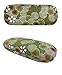 JAVOedge Green Cherry Blossom Print Eyeglass Clam Shell Style Case with Bonus Microfiber Glass Cleaning Cloth