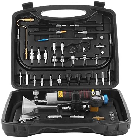 TOTOOL Non-dismantle Cleaner 600 ML Tank Automotive Fuel Injector Cleaning Tools Fuel Injector Cleaning Tool Non-dismantle Fuel Injector Tester and Cleaner for Petrol EFI Throttle