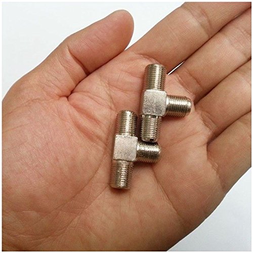 SODIAL(R) 2 PCS 2-Way F-Type Combiner TV Coaxial Connectors RF Adapters Joiners - Thumbnail 6