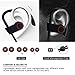 Firstop Bluetooth Headphones, IPX7 Waterproof Wireless Earphones, Noise Cancelling Earbuds Secure Fit for Sport, Gym with Built-in Mic, Works with iPhone, iPad, Samsung, Nexus, HTC, Echo, and More