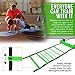 Agility Ladder and Cones by FireBreather. Great Training Equipment to Exercise Speed in Soccer, Football & Sports Workout. Set of 15ft Ladder, 12 Discs, 4 Pegs, Carrying Bag & 2 Drills Ebook