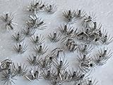 100pcs 12points Shrimp Nickel Squid Hooks 15mm