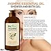 Biofinest Jasmine Essential Oil Shower Gel - Aromatherapy Luxury Spa Gift Set - Natural Fragrance Body Wash - Organic Moisturizing Bubble Bath - Paraben Sulfate Free - For Dry Skin Acne Women Men Kids