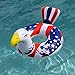 Inflatable American Bald Eagle Pool Inflatable – Premium Patriotic Inner Tube Rafts Pool Floats & Pool Toys