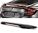 Trunk Lid Spoiler Wing W/LED 3rd Brake Light Compatible with 2016-2019 Honda Civic LX/EX/Touring 4 Door Sedan