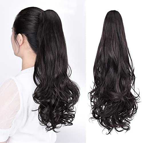 HSPJHTM Dark Brown Ponytail Extension