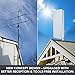 TV Antenna, ANTOP Outdoor / Indoor Digital Smartpass Amplifier HDTV Antenna 80 Miles Multi-Directional VHF/UHF High Gain Reception with Tools-Free Installation and 40ft High Performance Coaxial Cable