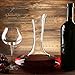Zulay Red Wine Decanter - Hand Blown Crystal Aerator - Carafe Pitcher for Full Bottle - Wine Accessories and Gifts 60 oz