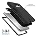 UHKZ (TM) Slim Double Layer Hard Shockproof Protective Galaxy Tab 3 Lite 7.0 / E Lite 7.0 Cover Case for Samsung Galaxy Tab 3 Lite 7.0/Tab E Lite, SM-T110 / SM-T111 / SM-T113 / SM-T116, Black