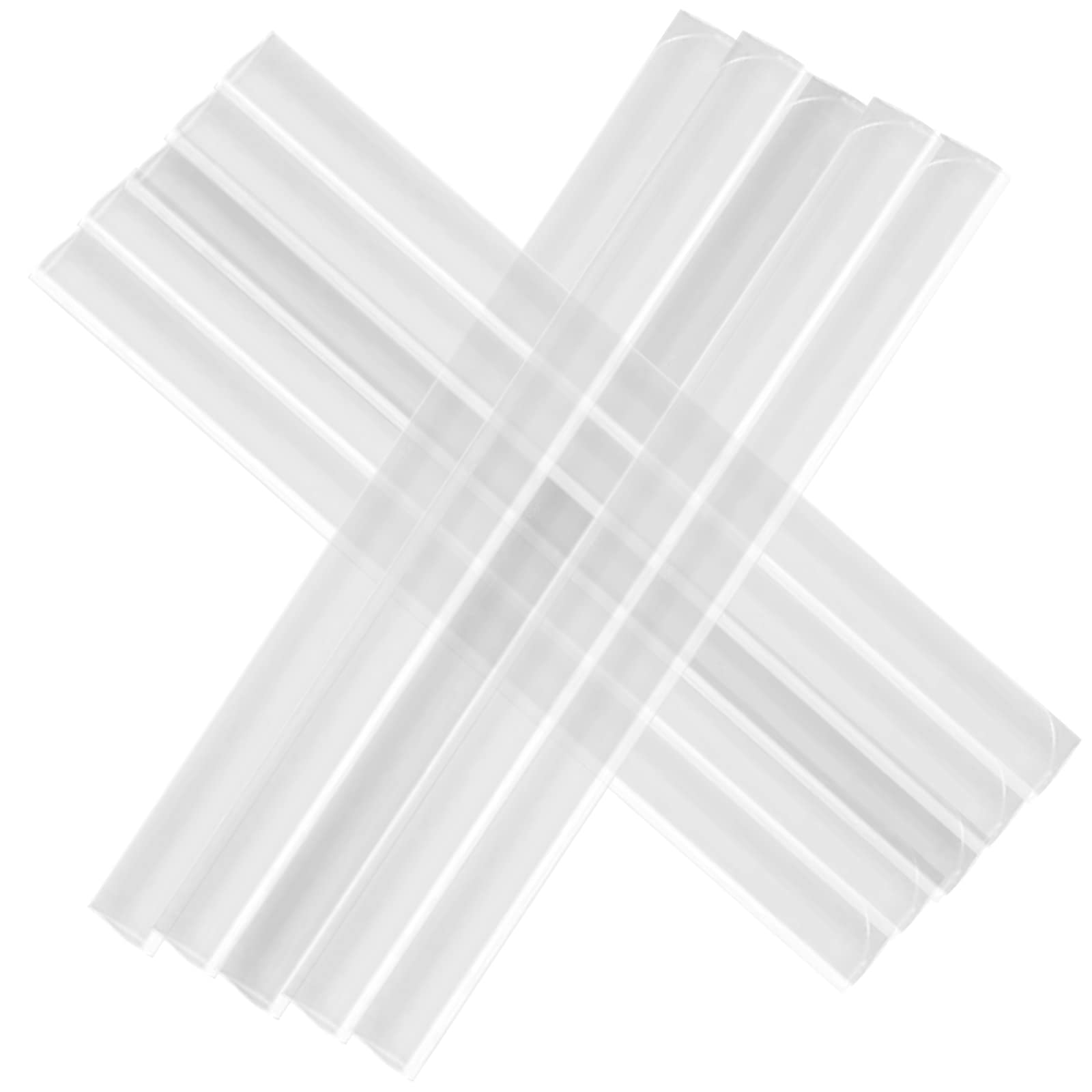 Hopelit Pack of 30 PVC Mounting Clips, Privacy Screen, Privacy Screen Strips for Double Rod Mats, Clamp Rail for Privacy Screen, Garden and Fence, Transparent