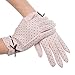 Kenmont Women Summer UV Protection Cotton Lace Gloves || Outdoor Sports Fishing Gloves || Nail Dryer Gloves