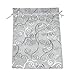 SUNGULF 100pcs Organza Pouch Bag Drawstring 4x6