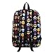 A-More Backpack Cute School Bag Printed Emoji Bookback Students Canvas Daypack Travel Bag
