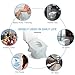 Disposable Toilet Seat Covers Extra Large 20 Packs Perfect for Adults and Kids Potty Training with Individually Wrapped Home Travel Use (Wave)