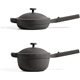 Our Place Mini Cookware Duo, 6-Piece Ceramic Nonstick Cookware Set | Ceramic cookware set with Mini Always Pan &amp; Mini Perfect Pot; PFAS-free, induction &amp; oven safe to 450&deg;F, non-toxic cookware