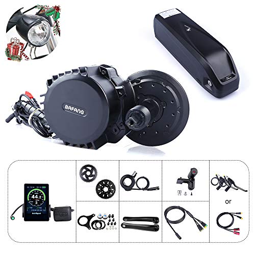 JUNSTAR 8fun Bafang BBSHD BBS03 48V 1000W Mid Motor Ebike Conversion Kit with Hailong Lithium Batter