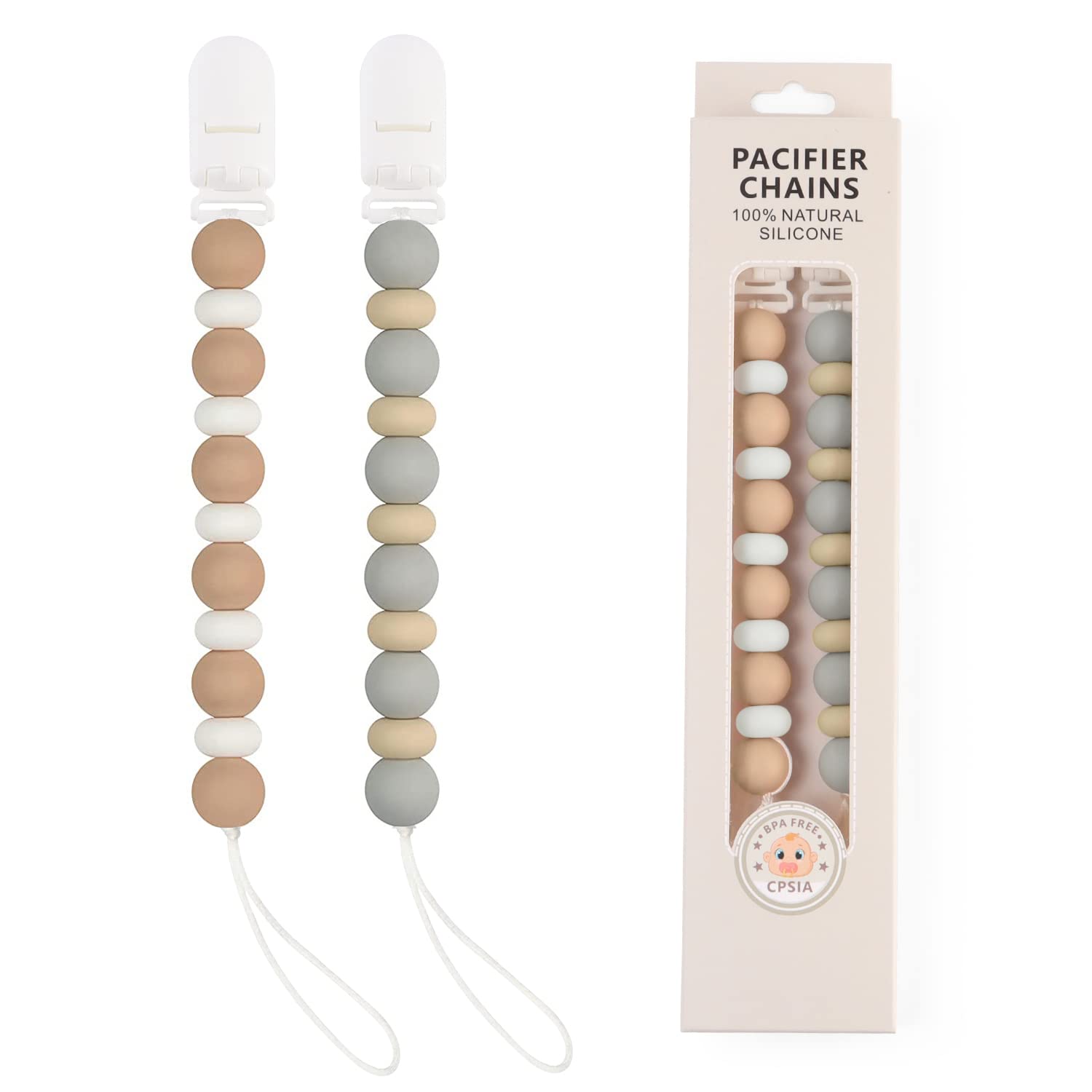 Silicone Pacifier Clips