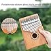 10 Key Kalimba Thumb Piano | Beautiful Mahogany Thumb Harp | An African Thumb Piano For Kids Is A Perfect Introduction To Music | The Traditional Kalimba Instrument Is Perfect For A Beginner