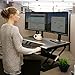 Ergotron – WorkFit-T Standing Desk Converter, Dual Monitor Sit Stand Desk Riser for Tabletops – 35 Inch Width, Black