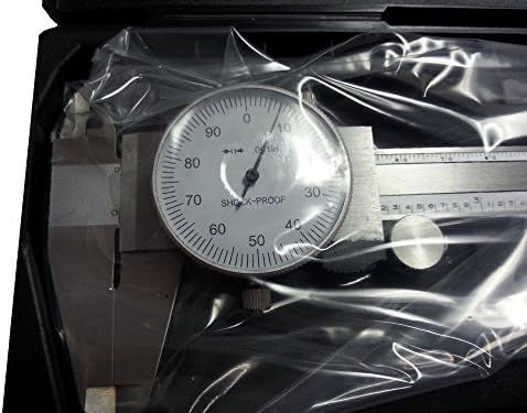 6" DUAL SCALE STAINLESS HARDENED DIAL CALIPER (ACCURACY: 0.001")
