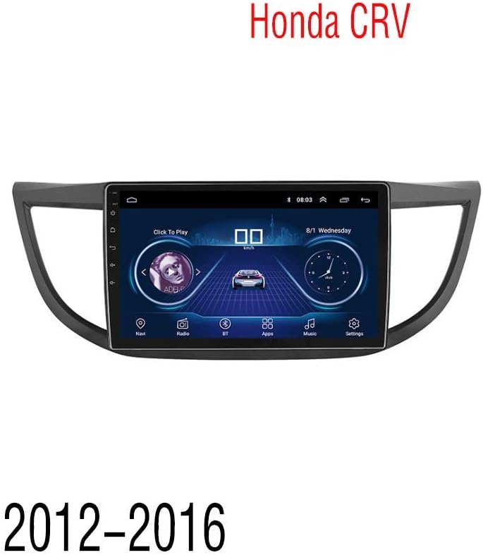 10.2 Inch Car Radio Stereo Android 7.1 MP5 Player Navigator for Honda CRV (2012-2015)2.0 Or 2.4,GPS 2.5D Touch Screen,Mirror Link,BT,Wifi,Radio Tuner (1G+16G)