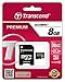 Transcend 8 GB Class 10 microSDHC Flash Memory Card TS8GUSDHC10
