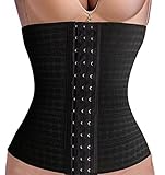 Sunzel Waist Corset For Weight Loss Sport Body Shaper Tummy Fat Burner (XS, Black)