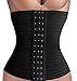 Sunzel Waist Corset for Weight Loss Sport Body Shaper Tummy Fat Burner (XXL, Black)