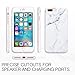 ESR iPhone 8 Plus Case, iPhone 8 Plus Marble Case, Slim Fit Soft TPU Rubber Silicone Cover [Support Wireless Charging] for 5.5