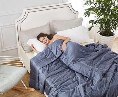 image for HomeSmart Products King Size Cooling Weighted Blanket - 20lbs 88x104 -