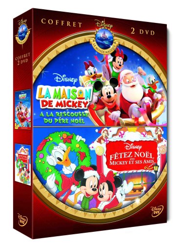 Coffret - La Maison De Mickey : À La Rescousse Du Père Noël + Fêtez Noël Avec Mickey Et Ses Amis