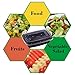 Maredash 34OZ Meal Prep Containers,Food Storage Container with Sealed Black Lid and Fork Spoon,Lunch Box, Foldable Meal Peparation Container, Microwave,Refrigerator and Dishwasher