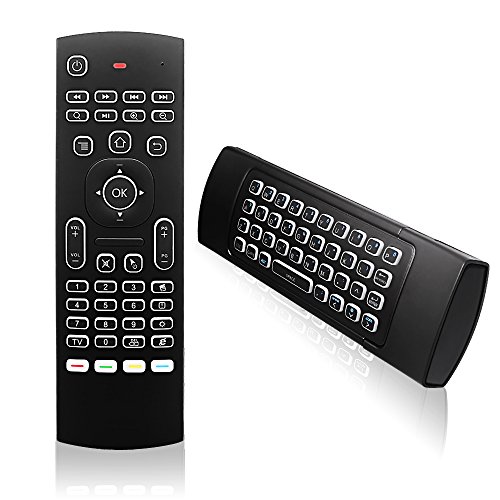 (Updated)  2.4GHz Wireless Mini Keyboard and Mouse with Infrared Remote Learning Remote Control QWERTY Air Fly Mouse Air Control for Android TV Box Smart TV G Box HTPC IPTV iOS PS3 Xbox 360 