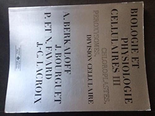 Download Biologie et physiologie cellulaires PDF