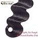 QTHAIR 8A Brazilian Virgin Hair Body Wave Human Hair 100% Unprocessed Body Wave Brazilian Virgin Hair Weave Natural Black Color Brazilian Body Wave Hair Bundles