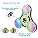 JINSEY [Figit] Rainbow Metal 4-7 Mins Hand Spinner Fidget Toy Stress Relief and Perfect For ADD, ADHD, Finger Toy figet work Ultra Fast Bearings(Multi Color)