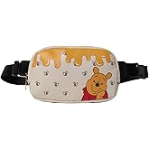 Womens Disney Belt Bag Crossbody Fanny Pack Waist Bag (Pooh White)