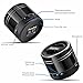 EasyAcc Mini Portable Bluetooth 4.0 Speaker with Mic, Indoor Outdoor Rechargeable Wireless Speaker, 3.5mm Aux, FM Function, Micro SD Card Support - Titanium Black