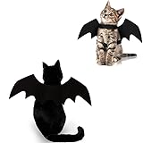 Cat Halloween Costume Bat Wings Pet Apparel