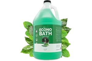 Bark2Basics Econo Bath Dog Shampoo, 1 Gallon - Ultra Mild, All Natural Ingredients, Gently Cleans and Moisturizes, Adds Shine to Coat, Fresh Scent