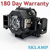 Woprolight ELP-LP42 / V13H010L42 Replacement Lamp Bulb with Housing for Epson PowerLite 83/83+/822/822+/400W/410W/EX90 Projectors