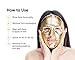 Elixir Gold Korean Face Mask | Collagen & Anti Aging Wrinkle Treatment | Luxury Peel Off Moisturizing Facial Sheet