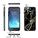 True Color Case Compatible with iPhone 6/S Case, Black & Gold Marble [Stone Texture Collection] Slim Hybrid Hard Back + Soft TPU Bumper Protective Durable [True Protect Series] iPhone 6/6s 4.7