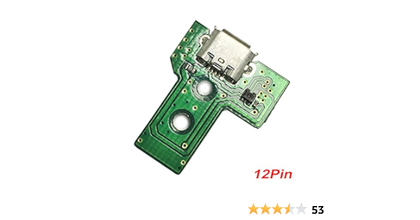 Amazon Com Lenboes Usb Charging Port Charger Socket Board For Sony Ps4 3rd Generation Controller 12 Pin Cable Jds 030 Video Games