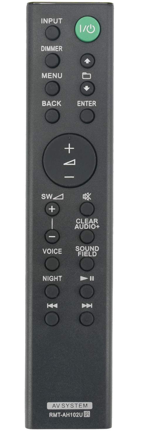 ALLIMITY RMT-AH102U Remote Control Replacement for Sony AV System HT-XT100 HTXT100 RMTAH102U