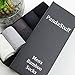 Men's Organic Bamboo Socks - 5 Pair Gift Box - Soft Touch - Antibacterial - One Size - For Dry And Healthy Feet